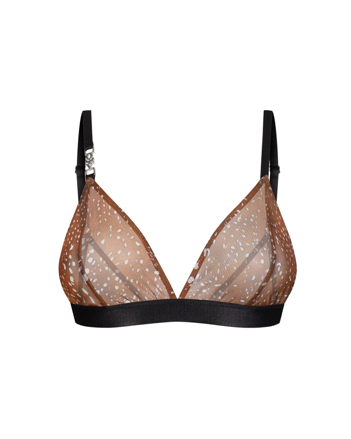 Biustonosz w cętkowany wzór