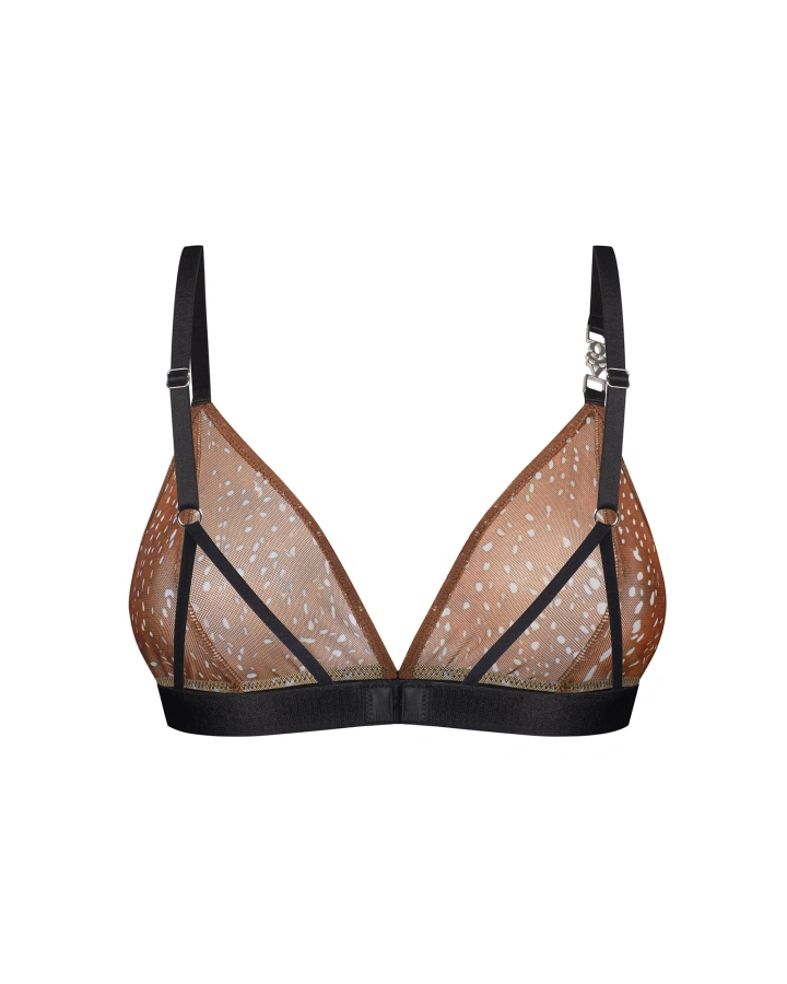 Biustonosz w cętkowany wzór