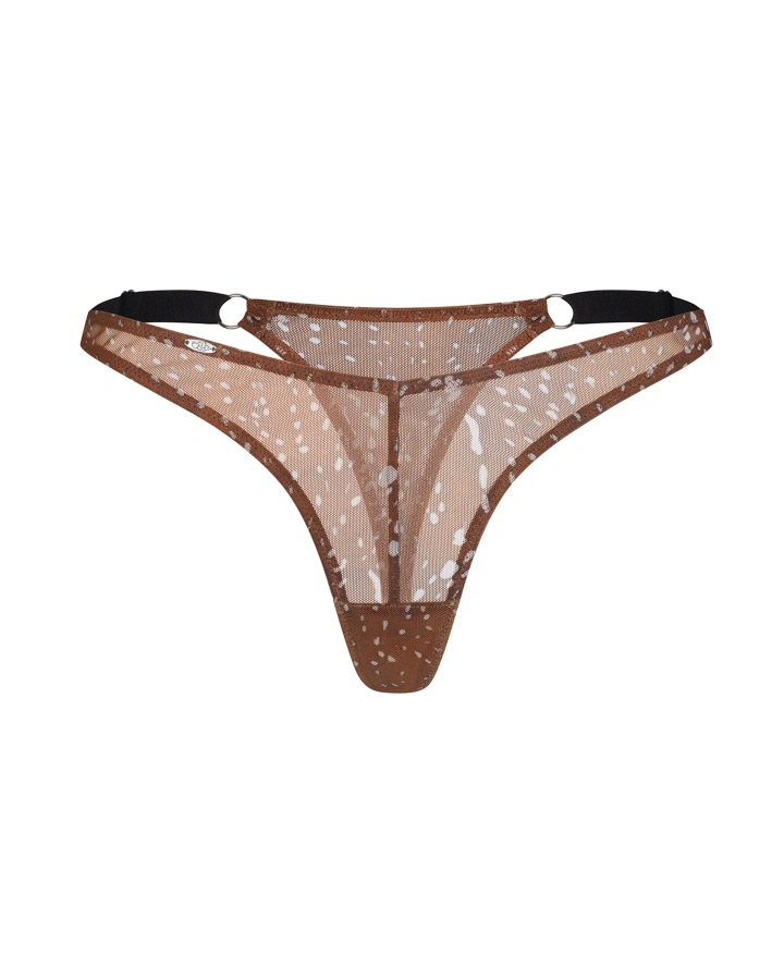 Stringi z siateczki w cętkowany wzór